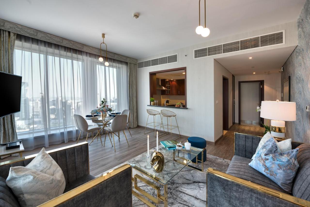 Durrani Homes - Designer 2Br Apt With Stunning Burj Khalifa And Fountain View Дубай Екстер'єр фото
